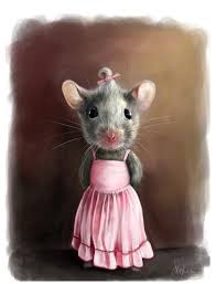 Mademoiselle Picture By Malgorzata Arska Argot Mouse Illustration Cute Mouse Animal Illustration