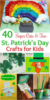 Saint patrick's day is on march 17th and has become the day when people around the world celebrate irish culture. 40 Super Cute Fun St Patrick S Day Crafts For Kids Mom Does Reviews