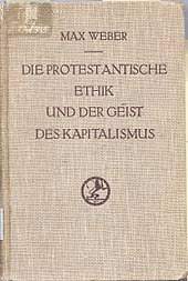 Max weberetica protestanta si spiritul capitalismului. Max Weber Wikipedia