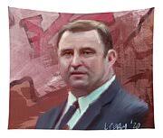 Hank Stram #1 Painting by Lee Percy