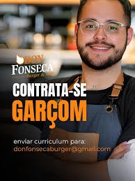 VAGAS ABERTAS no Don, unidade de andradas. 👨‍🍳 Oportunidade para você que  busca uma oportunidade no mercado de trabalho, chegou a sua vez! 💥 Envie  seu currículo para donfonsecaburger@gmail.com e boa sorte!