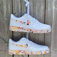 Paint Splatter Air Force 1 S Etsy Nike Air Force Nike Air Force Ones Nike Air