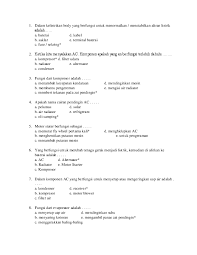 Soal essay kelistrikan otomotif beserta jawabannya. Soal Essay Kelistrikan Body Lakaran