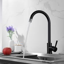Lonheo 360 Drehbar Kuchenarmatur Einhebelmischer Spultischarmatur Aus Edelstahl Schwarz Wasserhahn Mit 2 Strahlarten Fur Jede Kuche Geeignet Xbsh01012