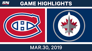Another home loss, and the canadiens close in on a grim landmark as the playoffs recede further from view. Nhl Game Highlights Canadiens Vs Jets March 30 2019 Youtube