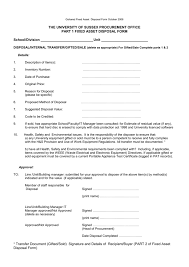Depreciation is one of the most important concepts of the accounting world. Fixed Asset Disposal Form Word Document