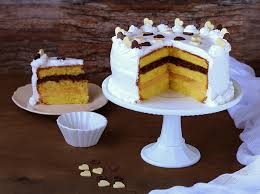 Ricette pan di spagna, elenco di ricette con pan di spagna, tutte le ricette di cucina con pan di spagna. Ricetta Torta Farcita Con Crema Pasticcera E Crema Al Cioccolato Dolcidee