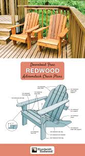 Redwood Adirondack Chair Plans Adirondack Chair Adirondack Chair Plans Elegant Chair
