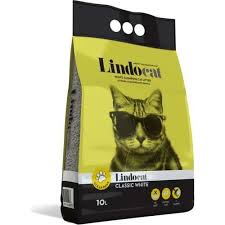 lindocat hijyenik topaklasan kokusuz kalin taneli kedi kumu 10 lt kedi kumlari lindo cat