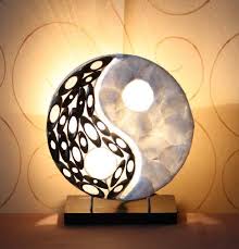 Asiatische Tischleuchten Yin Yang Nature Xs La12 31 Na Xs Tischlampen Designer Stimmungsleuchten Bali Amazon De Beleuchtung Tischlampen Lampe Leuchten