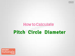 How To Calculate Pcd Pitch Circle Diameter