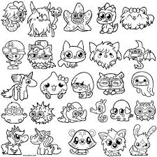 Printable Moshi Monsters Coloring Pages For Kids Cool2bkids Monster Coloring Pages Super Coloring Pages Coloring Pages