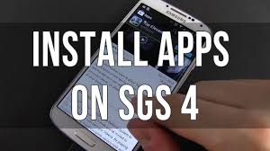 Samsung Galaxy S4 How To Install Apps From Google Play Or Samsung Apps Youtube