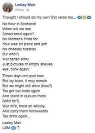 The flowers of guatemala as written by michael e. No Flour In Scotland Hilarious National Anthem Goes Viral After Snow Shortages Daily Record