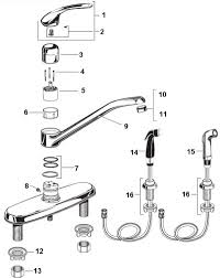 american standard kitchen faucet parts