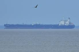 Satellite image of the oil tanker that was just seized by the U.S.  government off the coast of Venezuela. The vessel, identified as the  Skipper, measures roughly 333 meters (1,093 feet) in