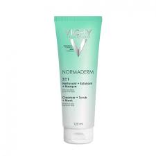 Sağlıkla ışıldayan bir cilt görünümü için doğal kaynaklı içerikler ve hassas ciltler üzerinde test edilmiş hipoalerjenik formüller. Buy Vichy Normaderm Triactiv 3 In 1 Cleanser Scrub Mask 125ml Guatemala