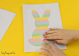 Free printable easter bunny paw print template: Printable Easter Silhouette Craft Easter Bunny Template Easy Peasy And Fun
