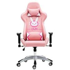 This Dva Gaming Chair Is Made With Long Lasting Durable Faux Leather Immune To Most Stains Mountain Dew And Doritos Fri Pink Office Chair Gaming Chair Chair