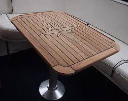 Teak Tavolo Stella Morbido Six Taglie Marina Motorhome Caravan Barca Arredamento Per Barche Teak Tavolo Teak
