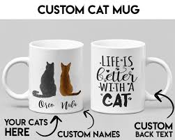 Browse through our beautiful collection of personalized cat cup for but be warned: Custom Cat Mug Cat Mom Mug Custom Pet Mug Cat Dad Mug Etsy Cat Dad Gifts Mom Mug Cat Mom