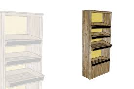 Armoire Boulangerie Livree Montee Avec 4 Bacs Reglables Fabrique En France Une Armoires Pour Vos Pains Baguette Pour Bo Bois Vieilli Armoire Boulangerie