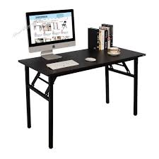 Foldable Office Desk 55 Computer Table Workstation Home Furniture Study Tables Foldableoffic Folding Computer Desk Small Computer Desk Desks For Small Spaces