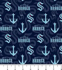 Starsclipart seattle kraken, seattle kraken svg, seattle kraken clipart, seattle kraken logo, seattle kraken cut, nhl logo. Seattle Kraken Nhl Tone On Tone Cotton Fabric Joann
