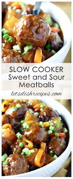 Slow Cooker Sweet And Sour Meatballs Recipe Sweet And Sour Meatballs Meatball Recipe Slow Cooker Sweet N Sour Meatball Recipe