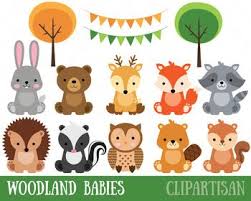 Baby Fox Clipart Black And White Clip Art Woodland Baby Animals Yahoo Image Search Results Baby Animal Invitations Woodland Baby Baby Shower Woodland