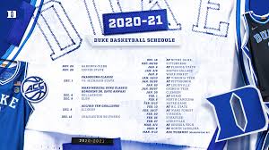 Gonzaga has shared or outright won the wcc regular season title the past eight season. Duke Blue Devils 2020 21 Men S Basketball Schedule Announced Dukeblog