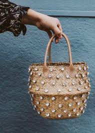 Diy Crystal Studded Straw Bag Honestly Wtf Diy Crystals Diy Straw Diy Handbag