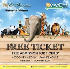 Bring your whole family and friends to explore the wildlife at zoo melaka! 15 Feb 31 Oct 2020 Zoo Negara Free Child Ticket Promotion Everydayonsales Com