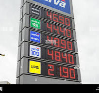 Gas station price board hi-res stock photography and images ...