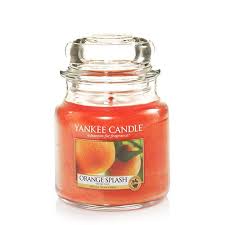Orange Splash Medium Jar Candles Burn Time Of 65 90 Hours About This Fragrance Like A Burst Of Golden Sunshine The Candle Jars Yankee Candle Candle Burn Time