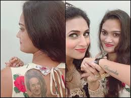 Actress nisha rawal posted a video of herself getting parlour treatment from her mother. Yeh Hai Mohabbatein Actress Divyanka Tripathi S Fan Gets Her Tattoo Inked On Back Wrist See Pics