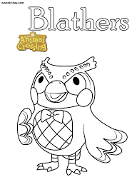 Cute and laid back with droopy puppy dog eyes, moe is a lazy villager whose hobby is simply to play. Animal Crossing Coloring Pages 90 Printable Coloring Pages