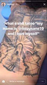 Leroy sane and raheem sterling have become good friends since the german joined last seasoncredit: Raheem Sterling Has Taken Leroy Sane To Task For His Self Obsessed Back Tattoo Dontholdback Mufc Yahoo Sport Uk Scoopnest