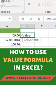 How To Use Value Formula In Excel In 2020 Excel Tutorials Excel Excel Shortcuts