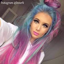 La condizione nuovo con etichette. Tendenza Unicorn Hair Capelli Coloratissimi Estetica It