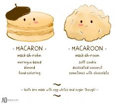 Adeals Macaron Vs Macaroon Copy1 549x480 Jpg 549 480 Macarons Coconut Macaroons Macaroons