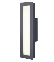 Led Aussenleuchte Minux Grau Ral 7016 3000 K Beleuchtungsideen Led Und Aussenleuchten Wand