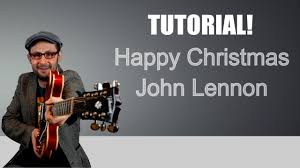 Lezioni Di Chitarra Acustica Happy Christmas John Lennon Tutorial Canzoni Natale Youtube