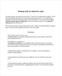 Objective Summary Examples Pdf Examples