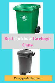 Vintage 1 wheeling galvanized steel metal garbage trash can 20 gallon with lid. Outdoor Garbage Cans With Locking Lids And Wheels Garbage Can Canning Outdoor Trash Cans