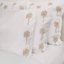 There can be few things better than snuggling under your duvet after a long, hard day at work. Embroidered Palm Tree Print Bedding Set In The Uk Elizabeth Scarlett