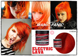 Manic panic is completely vegan, which means that no ingredients derived from animal products or byproducts and all manic panic is tested on celebrities. Manic Panic Classic Electric Lava Vellus Hair Studio 83a Tanjong Pagar Road S 088504 Tel 62246566 Hair Projects Vellus Hair Hair Studio