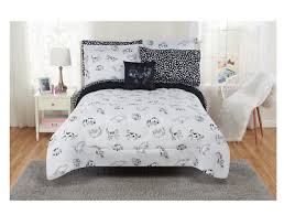 New 6 Piece White Cat Lovers Twin Size Comforter Set Girl S Bedding Kid S Sheets Ebay