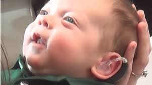 Deaf Baby Boy Hears for the First Time, But Watch What Happens When His Mom  Says "I Love You"