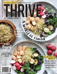 Thrive9 Issuu Food Magazine Thrive Recipes Best Vegetarian Recipes